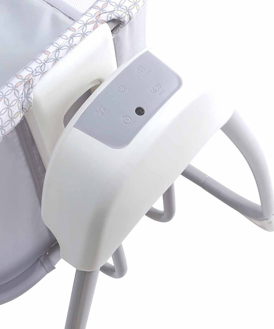 Mastela Deluxe 4-in-1 Swing & Bassinet | Bluetooth Enabled Automatic Baby Cradle, Bedside Sleeper & Playard | 5 Swing Speeds, 15 Melodies & Mosquito Net | Birth to 13.6kg | Available in 3 Different Colors - MINIMEE KIDS