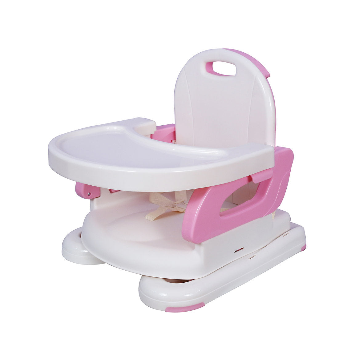 Mastela 2-in-1 Fold Up Adjustable Booster Seat | Portable Infant Feeding Chair with Removable Tray | Toddler Booster for Dining Table | Birth to 3 Years (6m+) | Compact Travel Fold - MINIMEE KIDS
