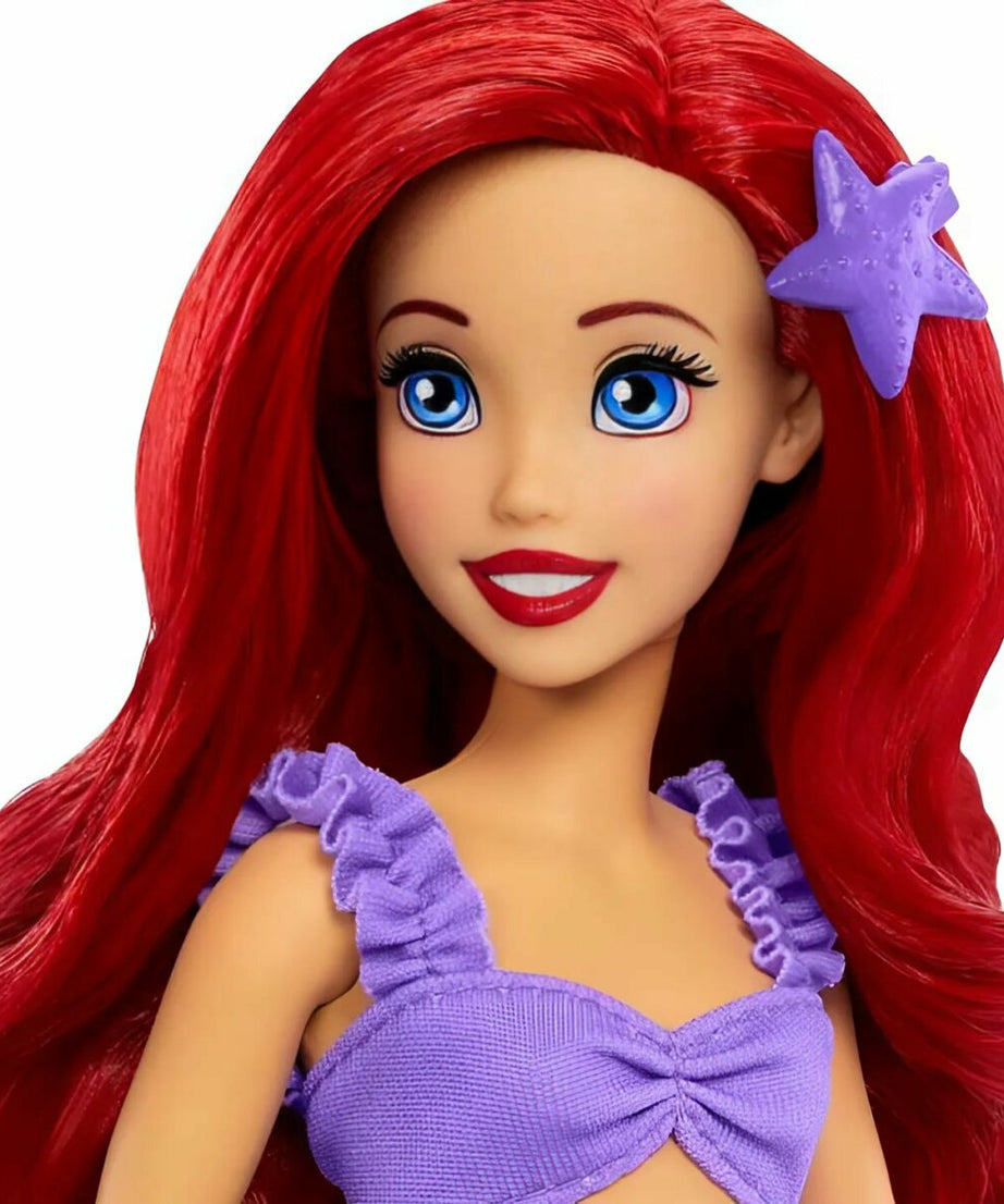2-in-1 Disney Princess  Mermaid to Princess Ariel Doll Set – Transformation with Gown, Mermaid Tail & Accessories for Kids 3+ Years - MINIMEE KIDS