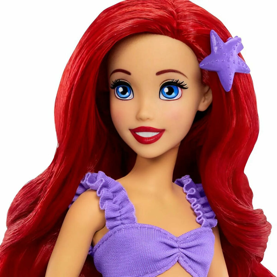 2-in-1 Disney Princess  Mermaid to Princess Ariel Doll Set – Transformation with Gown, Mermaid Tail & Accessories for Kids 3+ Years