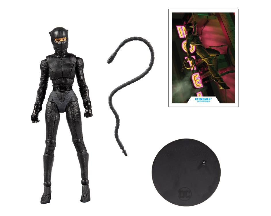 McFarlane Toys DC Multiverse Catwoman Action Figure | 7" The Batman Movie Collectible with Accessories & Base | Ultra Articulation | Ages 12+