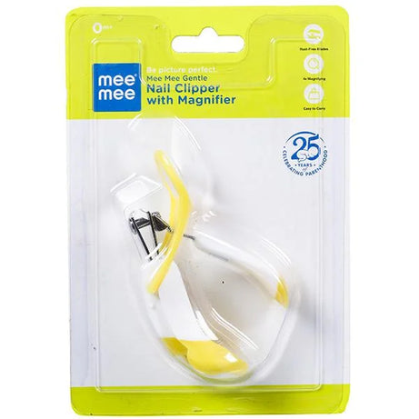 Mee Mee Gentle Nail Clipper With Magnifier for 0+ Months (Color May Vary)