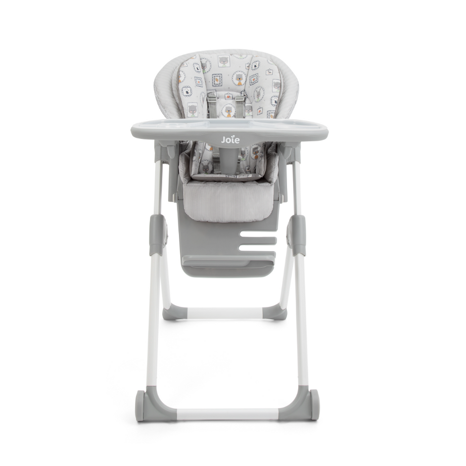 Joie Mimzy Recline High Chair | 5-Position Recline & 7-Level Height Adjustable Baby High Chair | Birth to 3 Years (Up to 15 Kg) | Compact Foldable with Storage Basket | Portrait