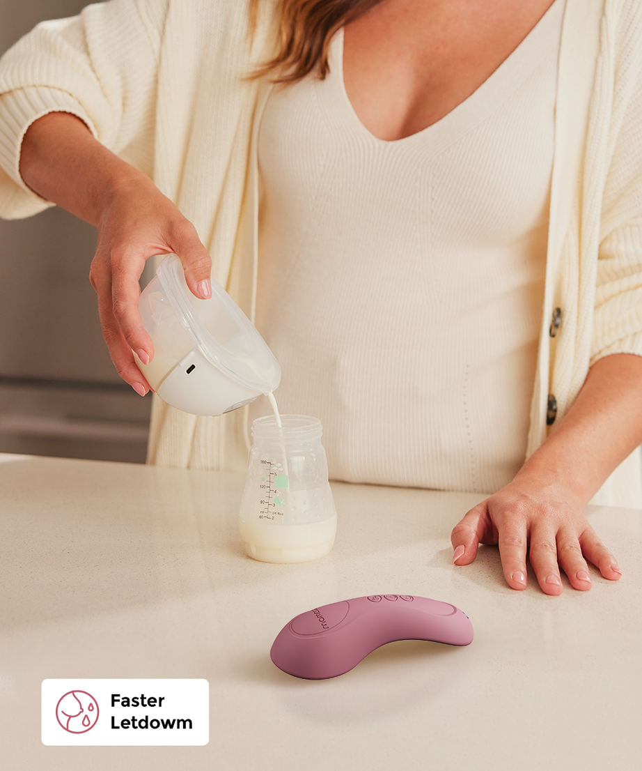 Momcozy Kneading Lactation Massager LM02 – 3 Kneading Speeds, 6 Vibration Modes, and 3 Heating Levels for Relief from Engorgement, Clogged Ducts, and Pumping Comfort