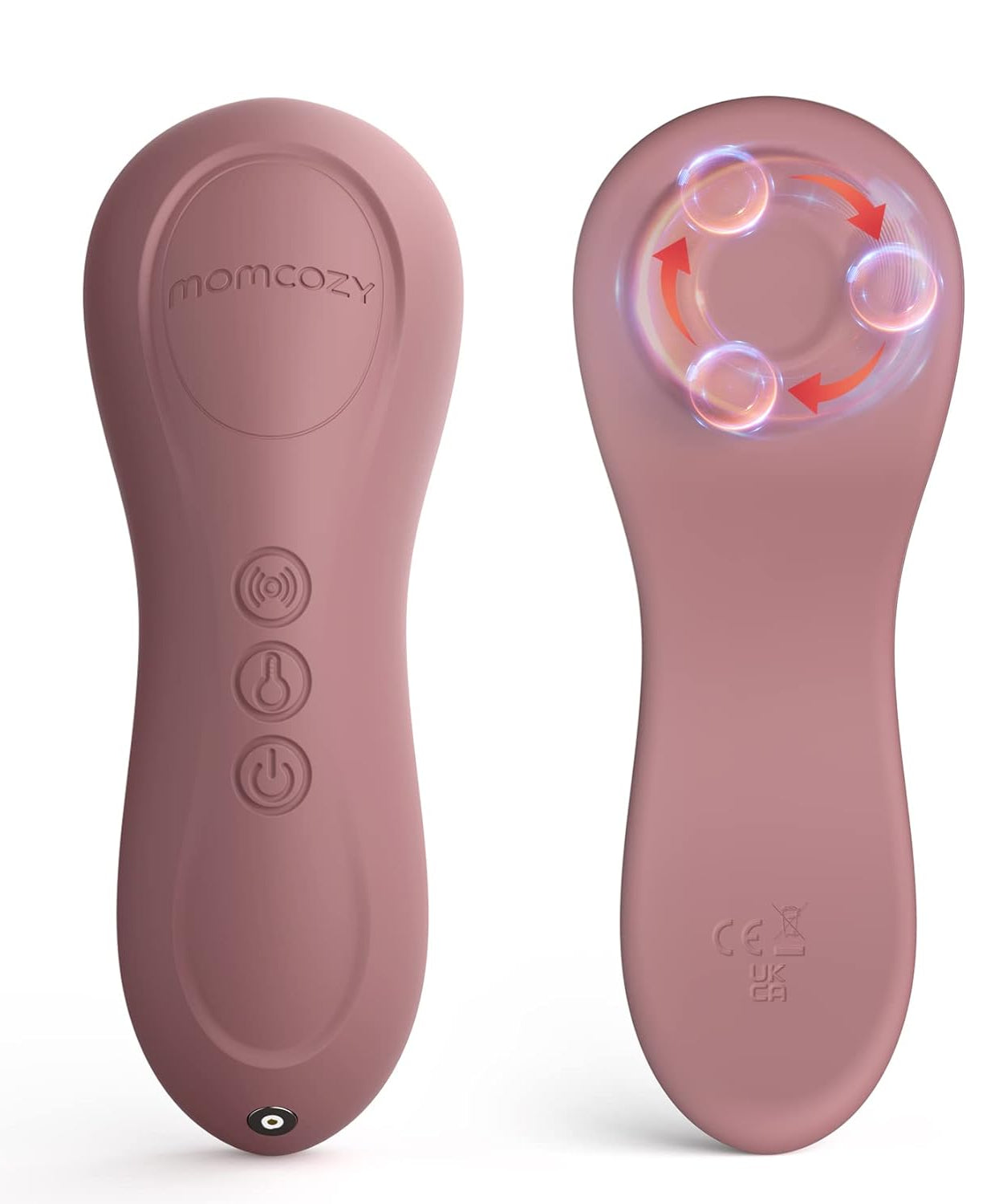 Momcozy Kneading Lactation Massager LM02 – 3 Kneading Speeds, 6 Vibration Modes, and 3 Heating Levels for Relief from Engorgement, Clogged Ducts, and Pumping Comfort