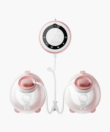 Momcozy V1 Pro Hospital Grade Wearable Breast Pump | Hands-Free Double Electric Pump | 15 Suction Levels & -300mmHg Power