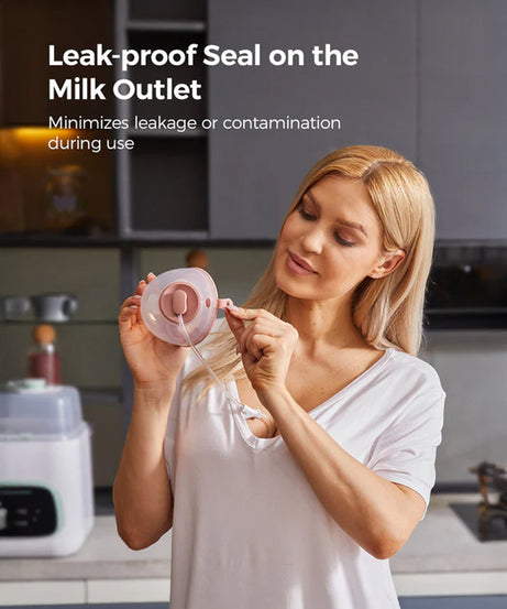 Momcozy V1 Pro Hospital Grade Wearable Breast Pump | Hands-Free Double Electric Pump | 15 Suction Levels & -300mmHg Power