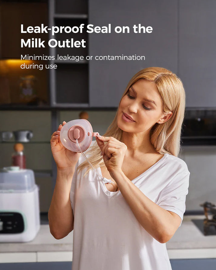 Momcozy V1 Pro Hospital Grade Wearable Breast Pump | Hands-Free Double Electric Pump | 15 Suction Levels & -300mmHg Power