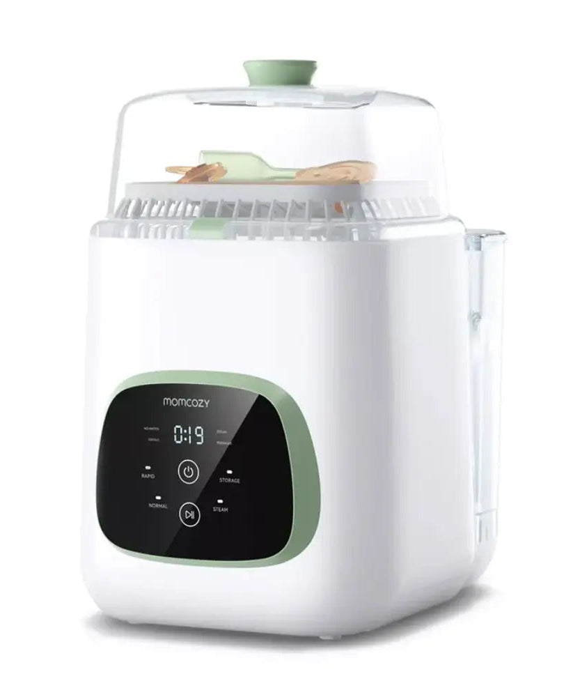 Momcozy KleanPal Pro Automatic Baby Bottle Washer (Model BS03) – All-in-One Automatic Washer, Steam Sterilizer and Dryer with Medical HEPA Filter for Baby Bottles, Breast Pump Parts & Sippy Cups - MINIMEE KIDS