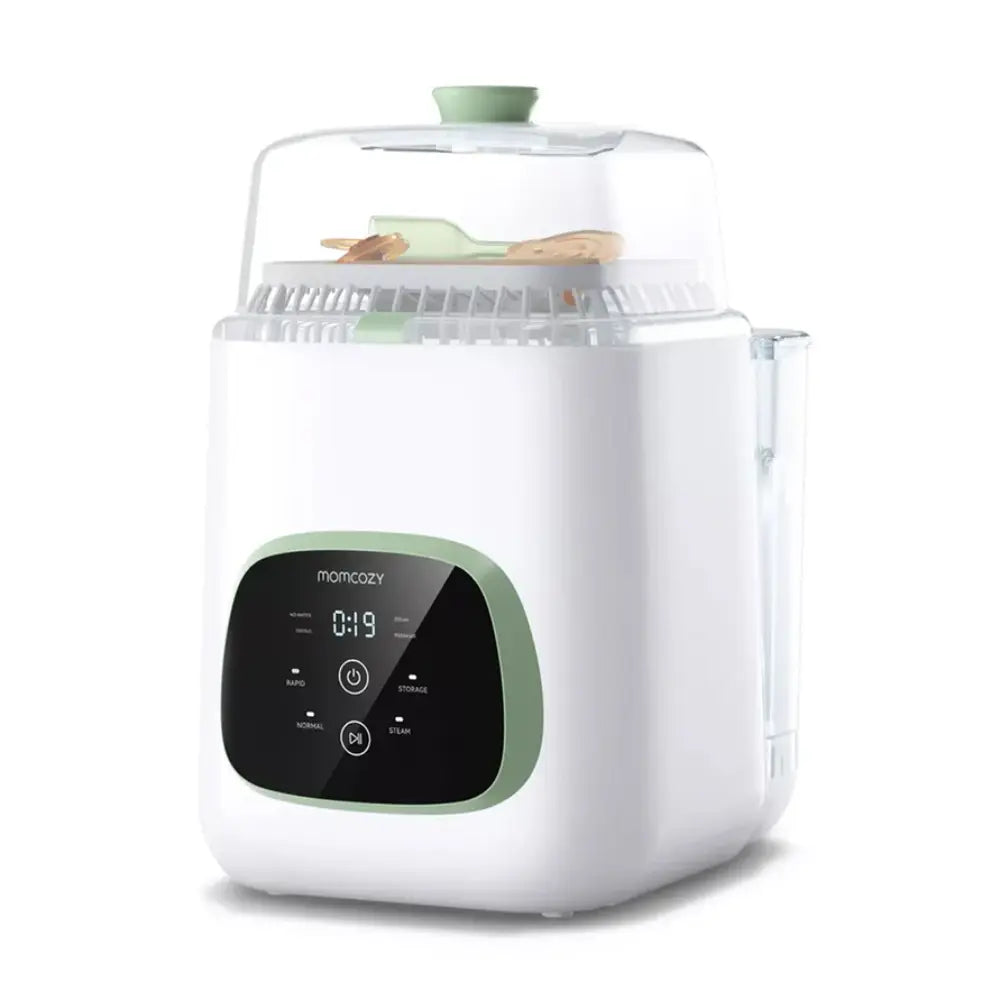Momcozy KleanPal Pro Automatic Baby Bottle Washer (Model BS03) – All-in-One Automatic Washer, Steam Sterilizer and Dryer with Medical HEPA Filter for Baby Bottles, Breast Pump Parts & Sippy Cups - MINIMEE KIDS