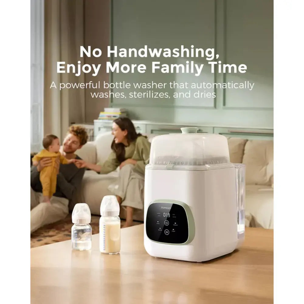 Momcozy KleanPal Pro Automatic Baby Bottle Washer (Model BS03) – All-in-One Automatic Washer, Steam Sterilizer and Dryer with Medical HEPA Filter for Baby Bottles, Breast Pump Parts & Sippy Cups - MINIMEE KIDS