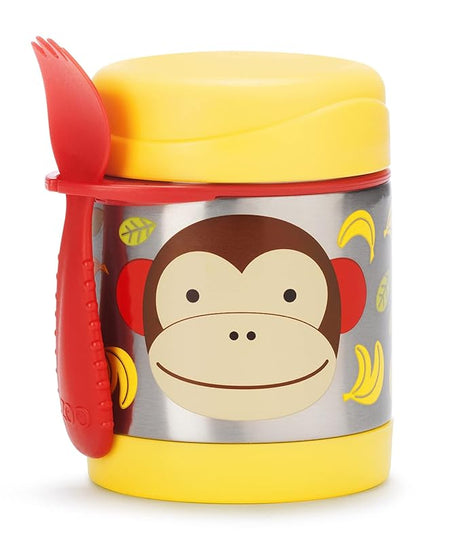 Skip Hop Zoo Insulated Stainless Steel Food Jar | BPA Free, 325ml, Keeps Food Cold for 5 Hours & Warm for 7 Hours