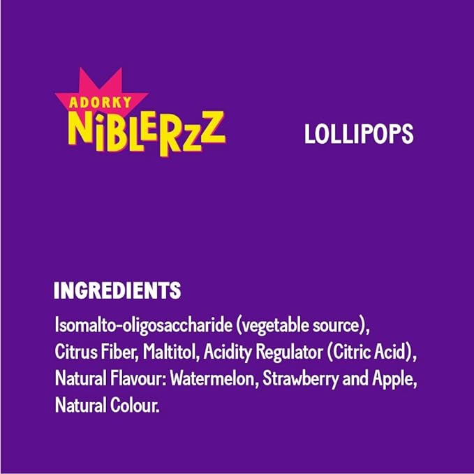 Niblerzz Lollipops - Watermelon Apple & Strawberry - Paw Control