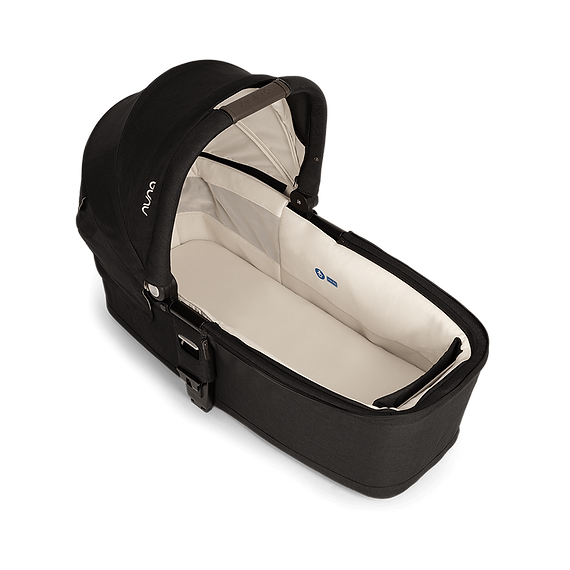Nuna Lytl Carry Cot - Caviar | Compact Comfort for Your Newborn