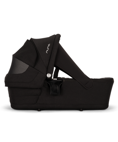 Nuna Lytl Carry Cot - Caviar | Compact Comfort for Your Newborn