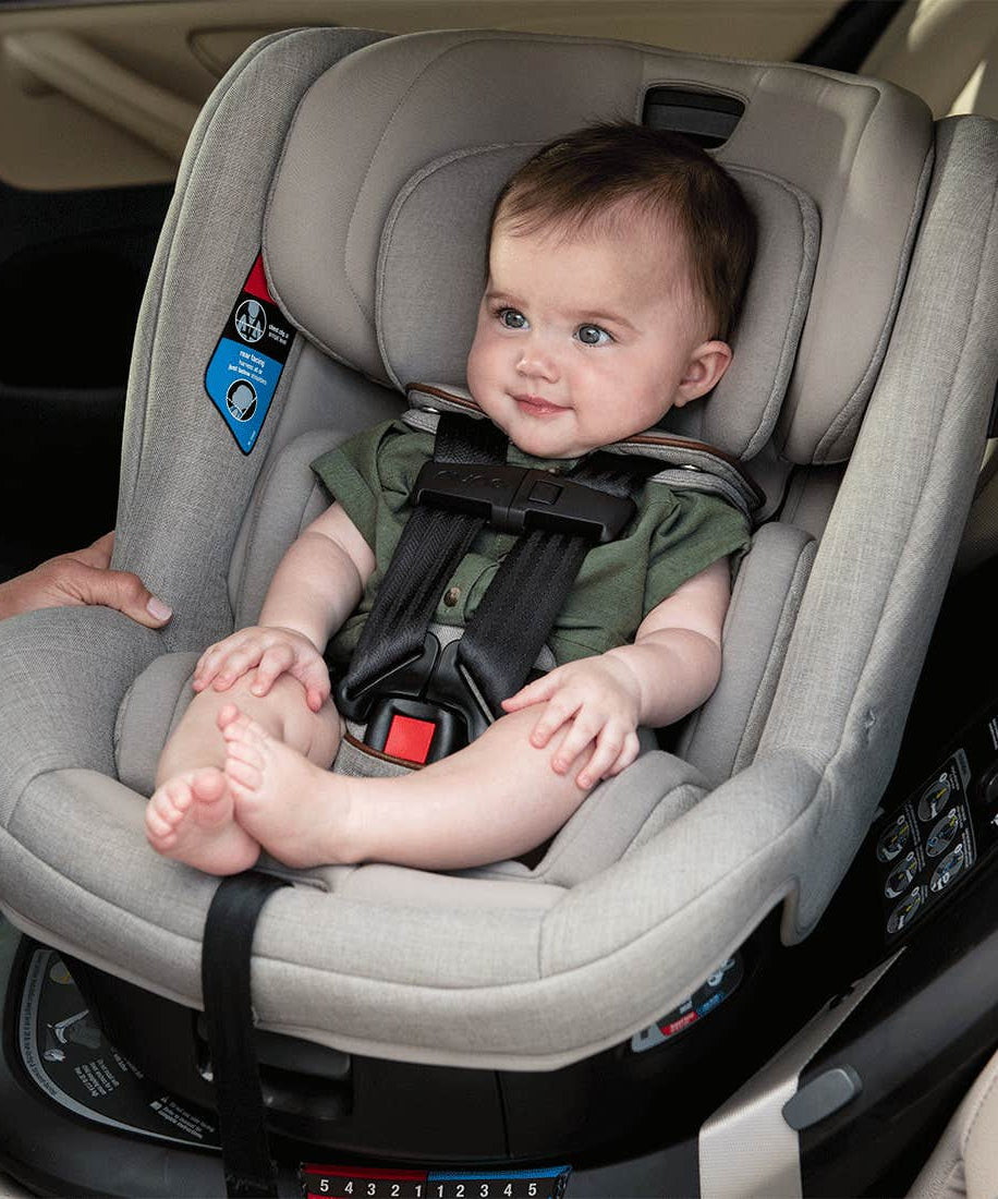 Nuna REVV All-In-One Car Seat - Caviar | Revolutionize Your Child's Safety with a 360-Degree Spin