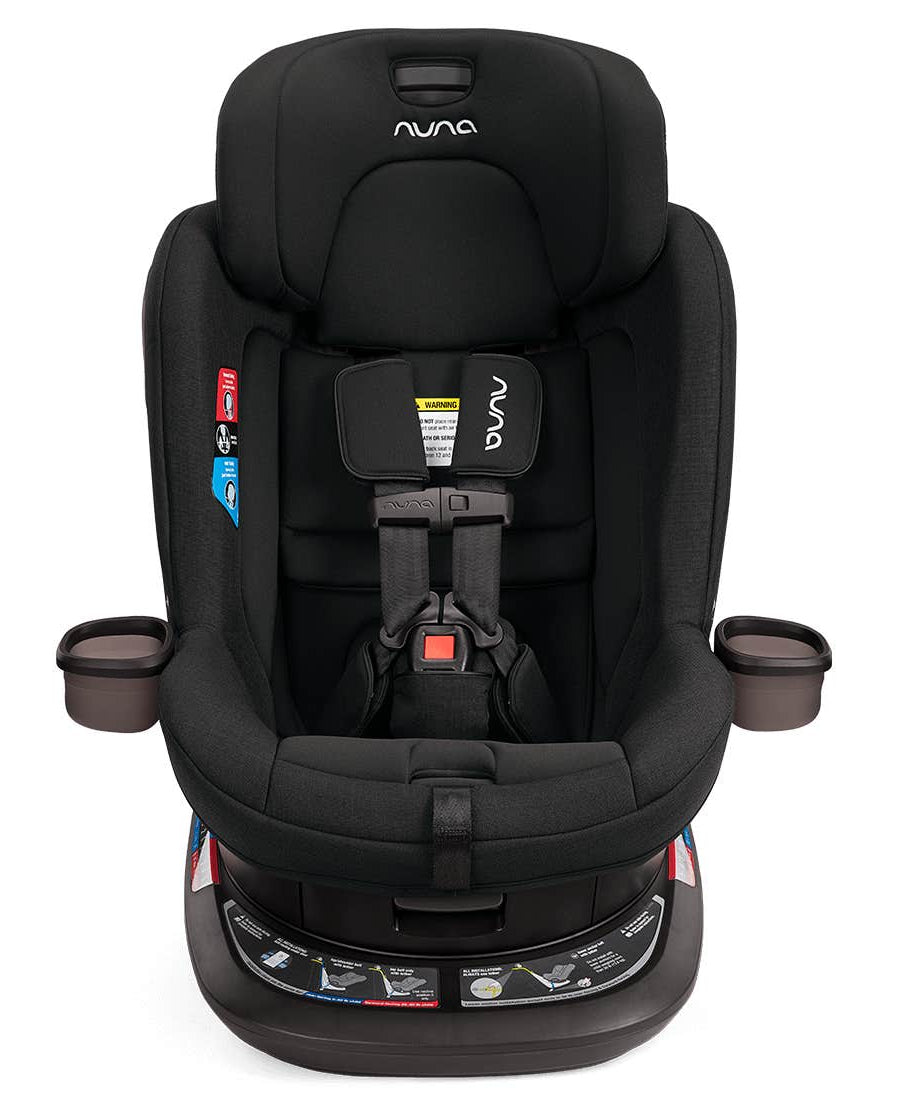 Nuna REVV All-In-One Car Seat - Caviar | Revolutionize Your Child's Safety with a 360-Degree Spin