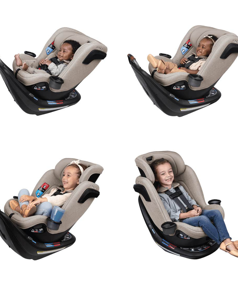 Nuna REVV All-In-One Car Seat - Caviar | Revolutionize Your Child's Safety with a 360-Degree Spin