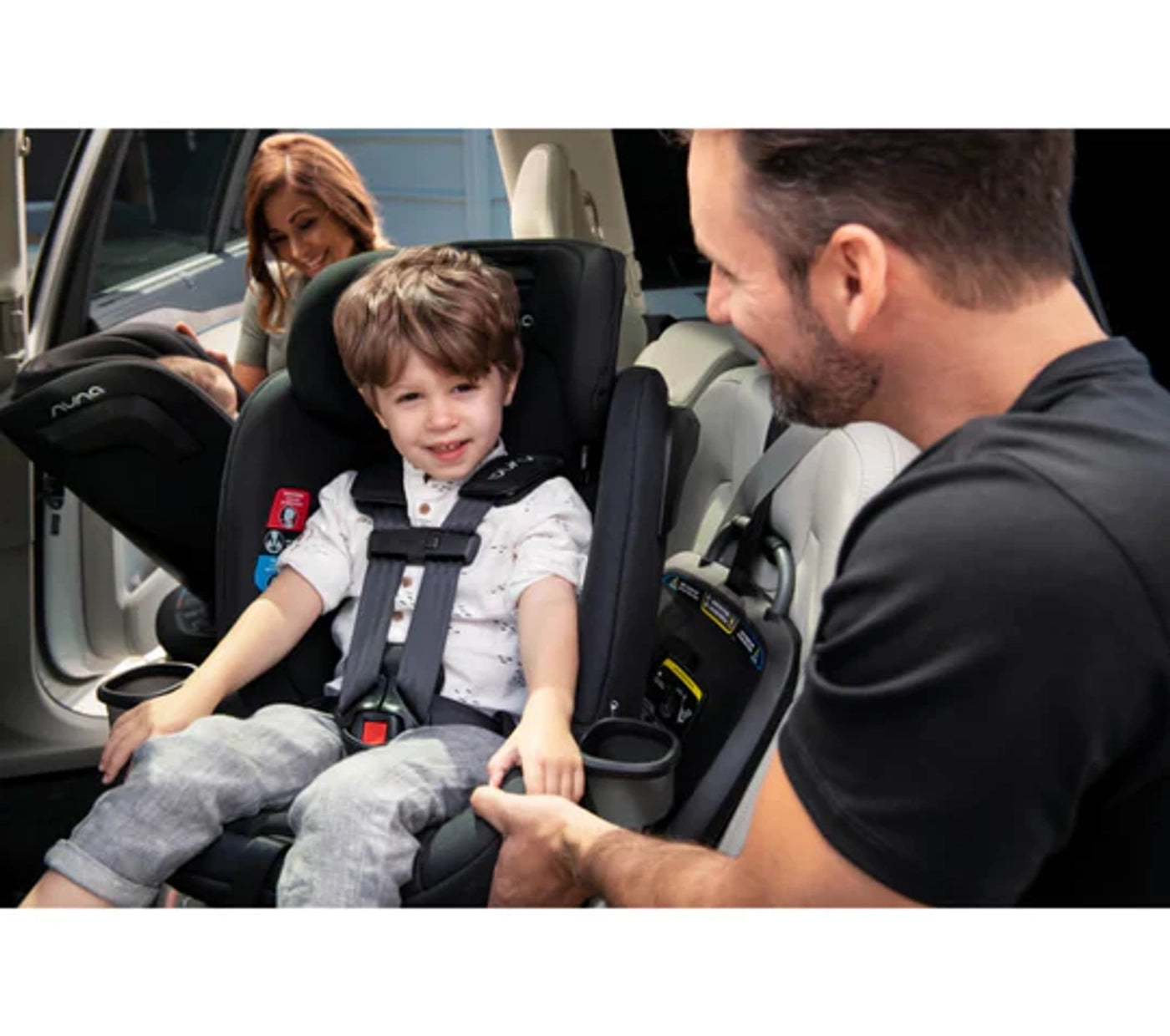 Nuna REVV All-In-One Car Seat - Caviar | Revolutionize Your Child's Safety with a 360-Degree Spin