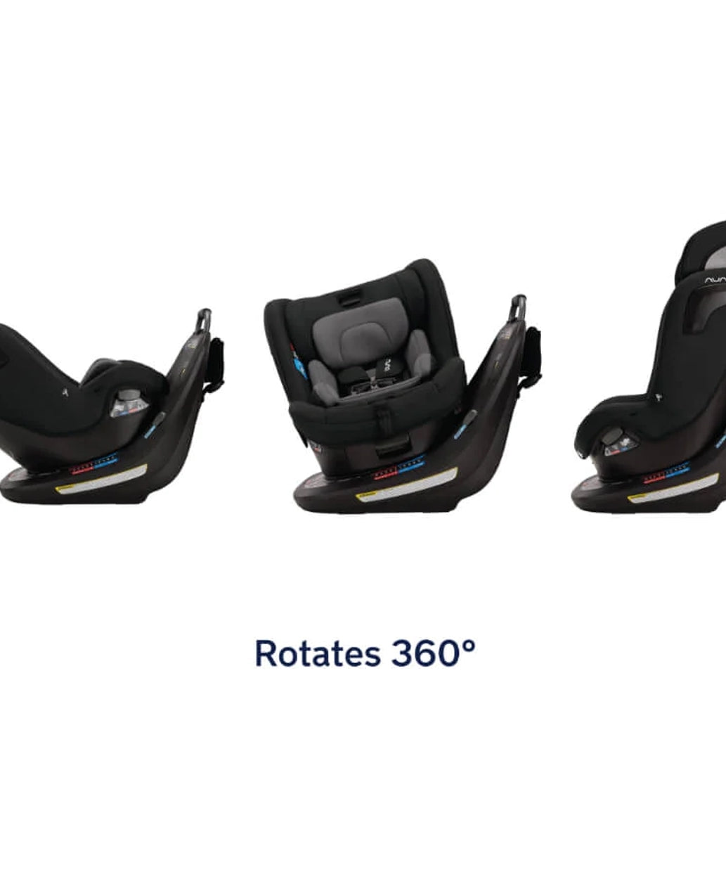 Nuna REVV All-In-One Car Seat - Caviar | Revolutionize Your Child's Safety with a 360-Degree Spin