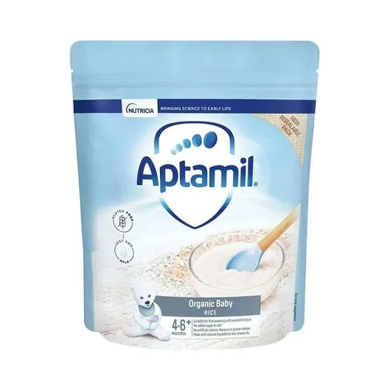 Nutricia Aptamil Organic Baby Rice For Babies 4-6 months - 100g