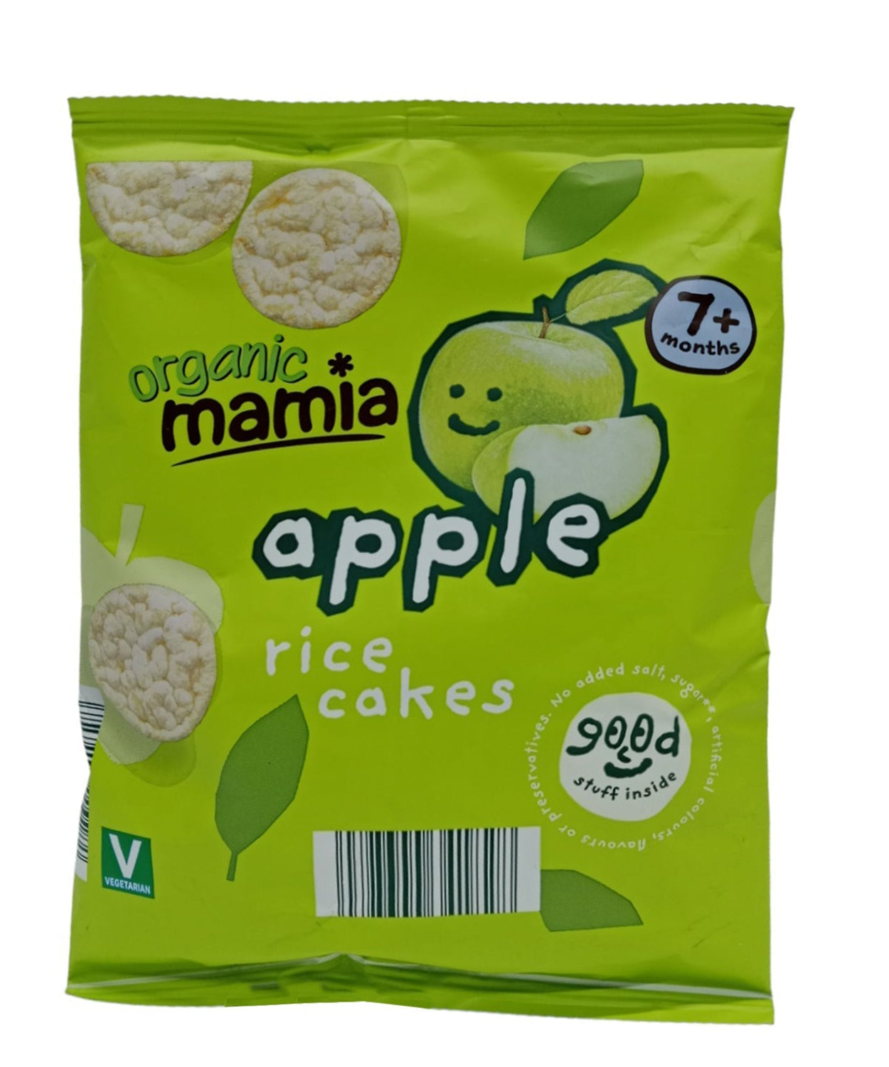 Organic Mamia Apple Rice Cakes for 7+ Months - 40g - MINIMEE KIDS
