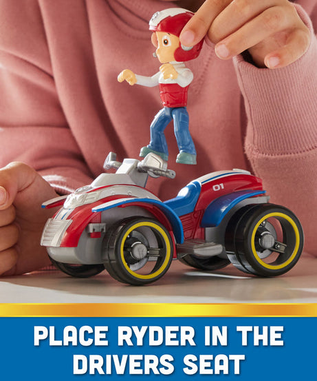 Paw Patrol Ryder’s Rescue ATV - Toy Vehicle with Collectible Action Figure | Sustainably Minded Kids Toys for Boys & Girls Ages 3 and Up