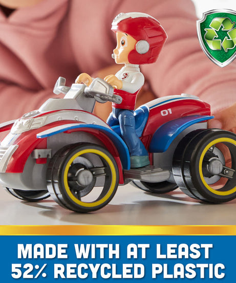 Paw Patrol Ryder’s Rescue ATV - Toy Vehicle with Collectible Action Figure | Sustainably Minded Kids Toys for Boys & Girls Ages 3 and Up