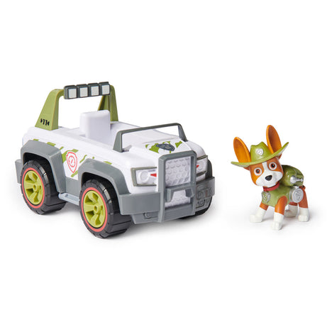 Paw Patrol Tracker Jungle Cruiser - Eco-Friendly Off-Road Toy Truck with Collectible Tracker Figure for Kids Ages 3 and Up