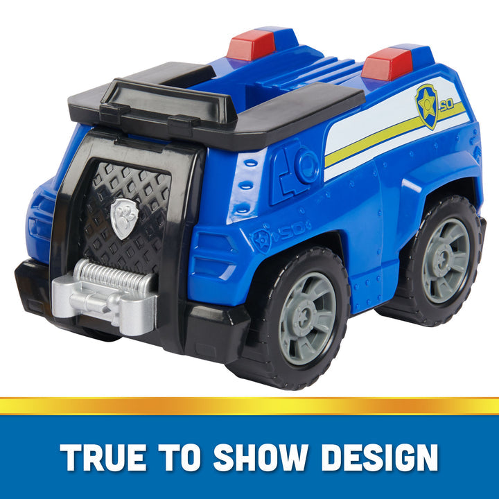 PAW Patrol Chase Patrol Cruiser - Eco-Friendly Police Car Toy for Kids Ages 3 and Up