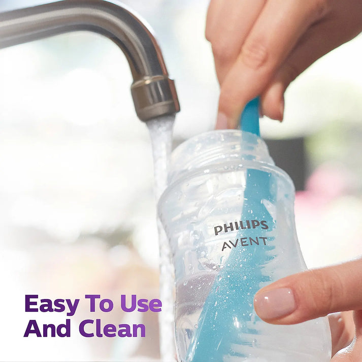 Philips Avent Natural Response Feeding Bottle - Anti-Colic - 125 ml | Flow 2 Nipple - Transparent - 0M+