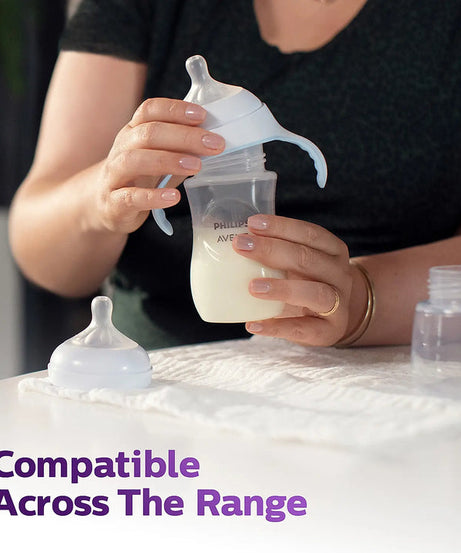 Philips Avent Natural Response Feeding Bottle - Anti-Colic - 125 ml | Flow 2 Nipple - Transparent - 0M+ - MINIMEE KIDS