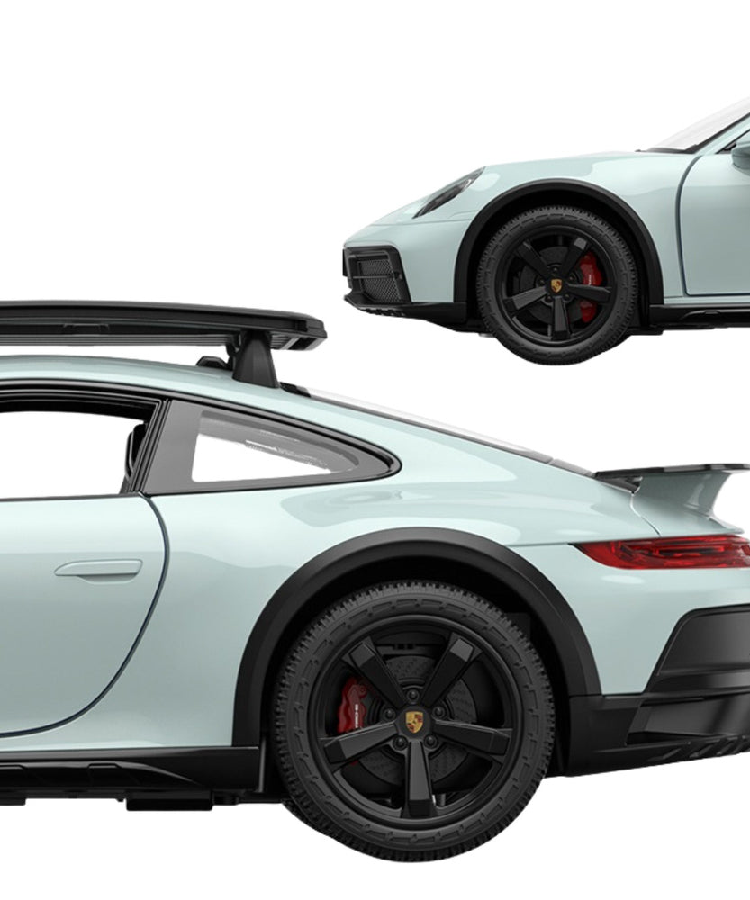 Rastar Porsche 911 Dakar RC Car 1:14 Scale – Licensed Remote Control Porsche Sports Car with LED Lights, 2.4GHz Controller, Opening Doors & Rubber Tires | Premium R/C Porsche 911 Dakar Standard Version - MINIMEE KIDS