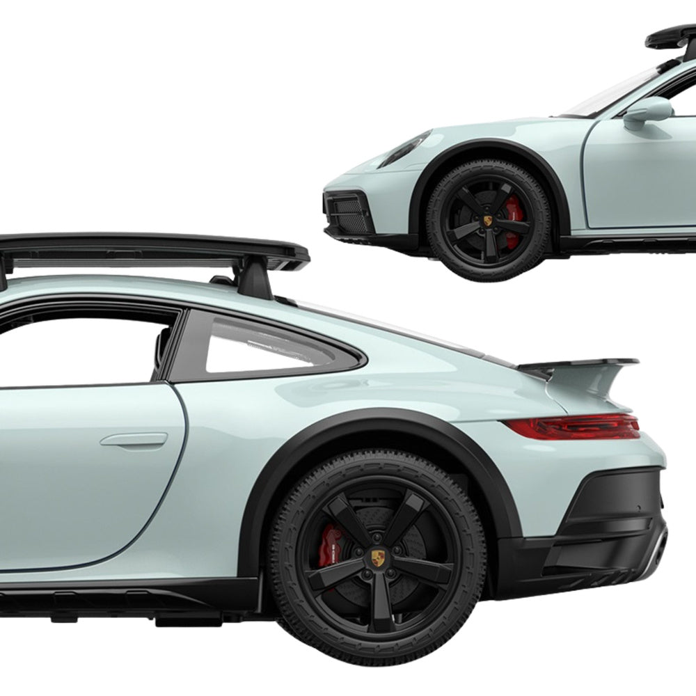 Rastar Porsche 911 Dakar RC Car 1:14 Scale – Licensed Remote Control Porsche Sports Car with LED Lights, 2.4GHz Controller, Opening Doors & Rubber Tires | Premium R/C Porsche 911 Dakar Standard Version - MINIMEE KIDS