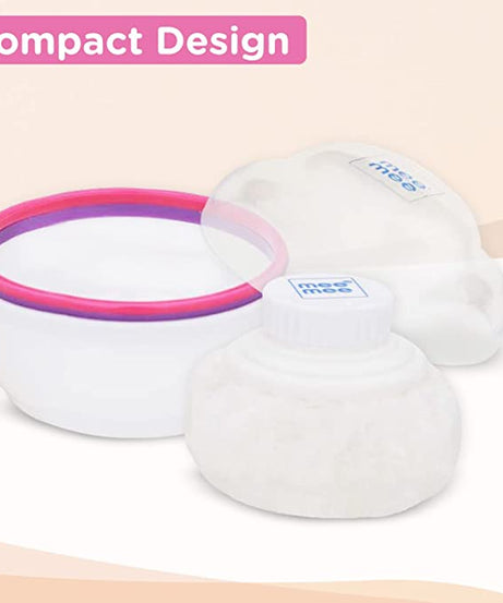 Mee Mee Premium Powder Puff with Powder Storage for Babies (Color May differ) - MINIMEE KIDS