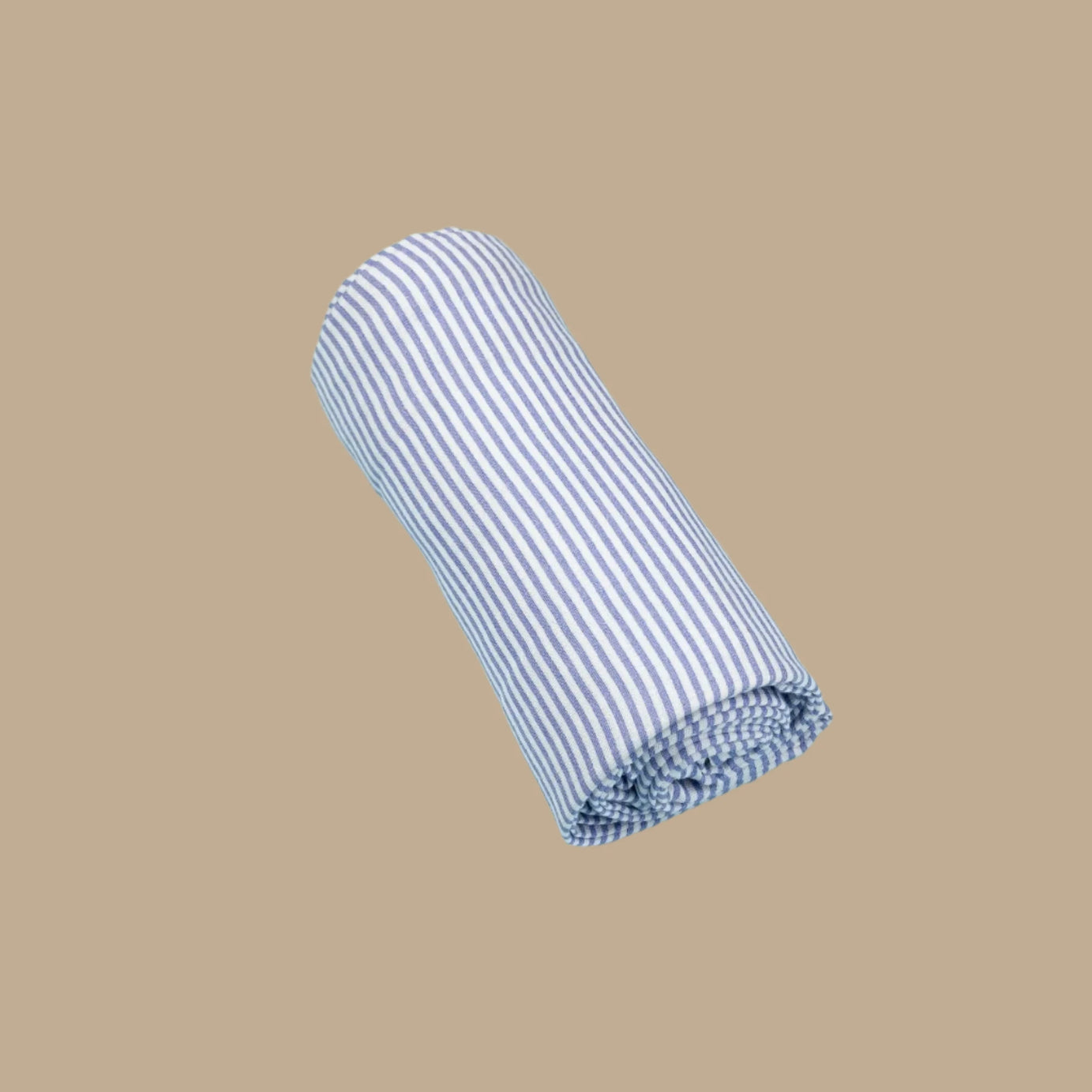 BeeLittle Purple Stripes Organic Muslin Swaddle - 100 cm x 100 cm, Pure Cotton, Soft, Lightweight, and Breathable - Ideal for Newborns