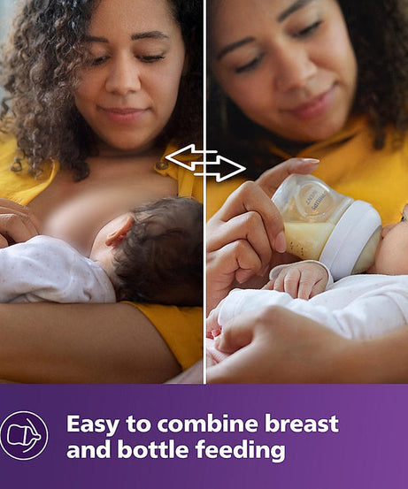 Philips Avent Natural Response Baby Feeding Bottle 330ml Pack of 2 | No.1 Brand Recommended by Moms Worldwide | Ideal for 3 Months+ | Natural Response Technology Mimics Breastfeeding | SCY906/02