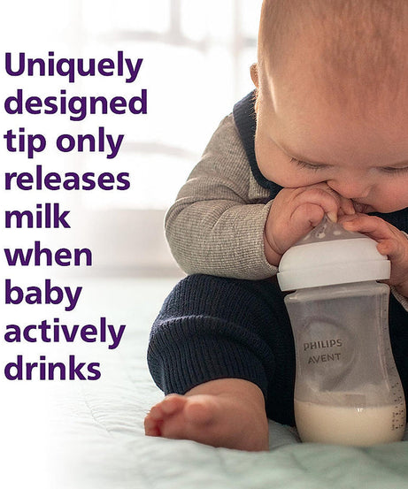 Philips Avent Natural Response Baby Feeding Bottle 330ml Pack of 2 | No.1 Brand Recommended by Moms Worldwide | Ideal for 3 Months+ | Natural Response Technology Mimics Breastfeeding | SCY906/02