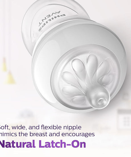 Philips Avent Natural Response Teat for 3 months and above | Flow 4 | Pack of 2 | BPA Free | SCY964/02 - MINIMEE KIDS