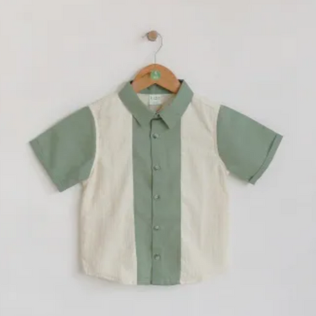 Cut and Sew Linen Shirt