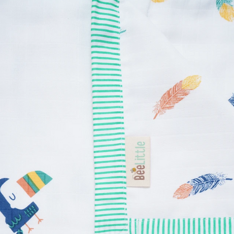 Bird Box Reversible Muslin Blanket