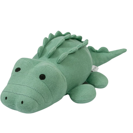 POMME Knitted Crocodile Soft Toys for Babies & Kids – Safe & Cuddly Plush