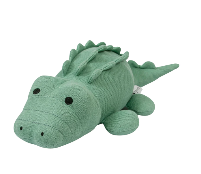 POMME Knitted Crocodile Soft Toys for Babies & Kids – Safe & Cuddly Plush