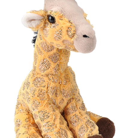 Wild Republic Foilkins Giraffe 12" Soft Toy - Realistic Plush Animal, Eco-Friendly, 25847