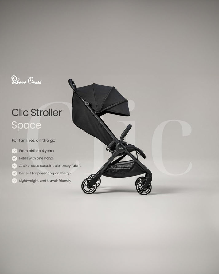 Silver Cross Clic Lightweight Baby Stroller Car Seat Compatible 22Kg – MINIMEE KIDS