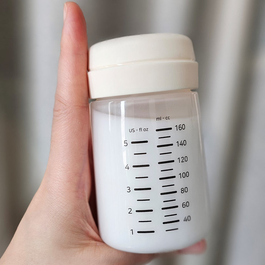 Spectra Breast Milk Storage Bottles – BPA-Free, Wide-Neck, Anti-Roll Design | Compatible with Spectra Breast Pumps (Except Wearable) | 2 Bottles of 160ml Each