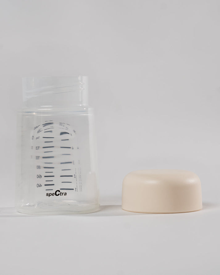 Spectra Breast Milk Storage Bottles with Airtight Caps | 160ml Pack of 2 | BPA-Free & Compatible with Spectra Breast Pumps