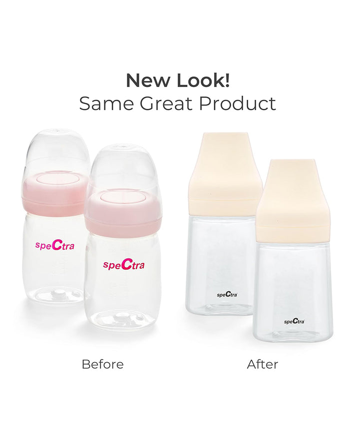 Spectra Cooler Kit – Insulated Breast Milk Storage Bag with Zipper Closure & Carry Handle | Holds Up to 6 Bottles | Includes Ice Pack & 2 BPA-Free 160ml Bottles