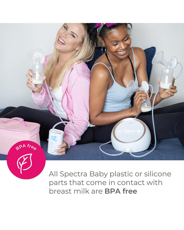 Spectra Cooler Kit – Insulated Breast Milk Storage Bag with Zipper Closure & Carry Handle | Holds Up to 6 Bottles | Includes Ice Pack & 2 BPA-Free 160ml Bottles