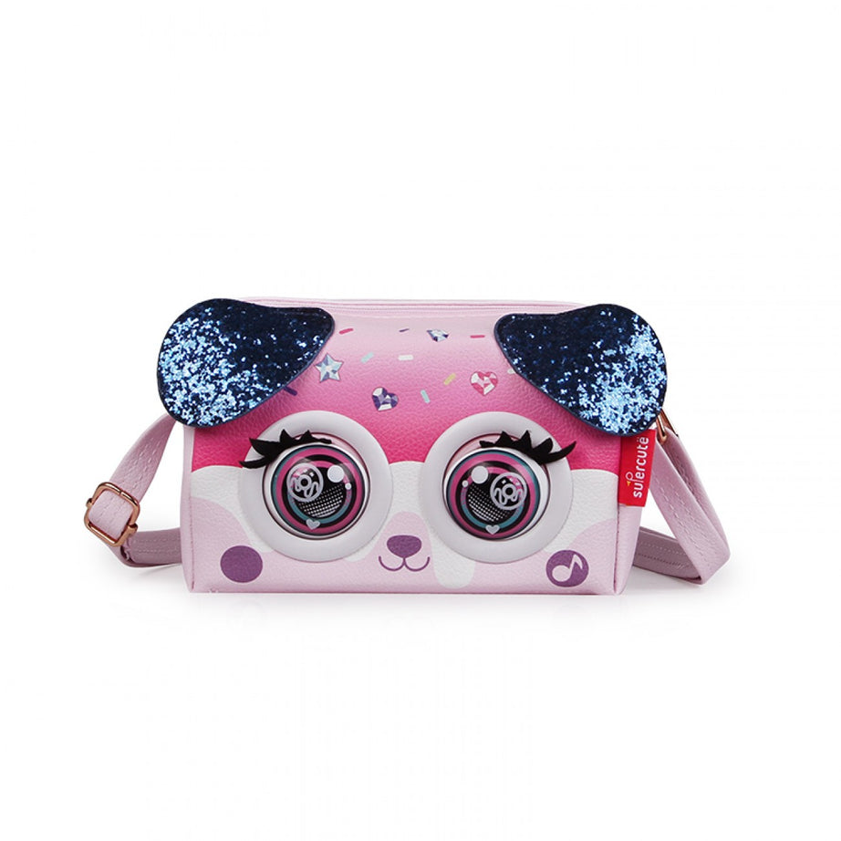 Supercute Talking Elf Interactive Messenger Bag Toy for Kids – Music, Sleep & Voice Modes | 6 Variants – Unicorn, Rabbit, Panda, Leopard, Black Cat & Fawn | Gift Box Packed | 3+ Years